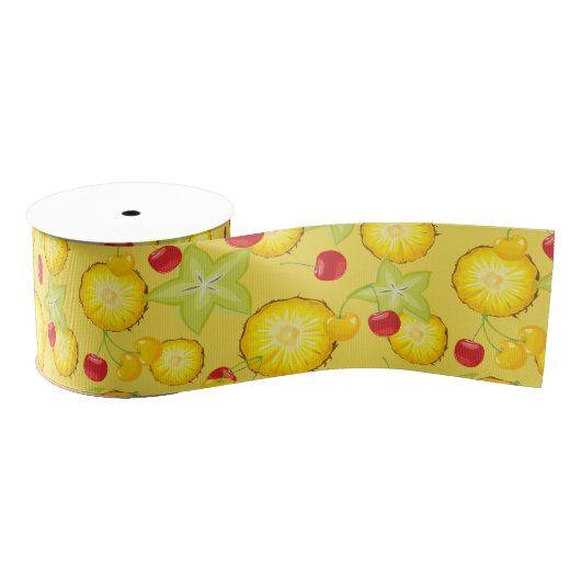 Sweet Summer Fruits Grosgrain Lint (Spoel)