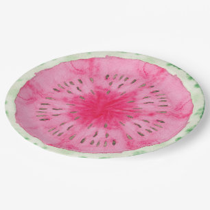 Sweet Summer Fun Melon Fruit Party Papieren Bordje