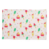 Sweet Summer Fun Rainbow Ice Cream Sprinkles Kussensloop (Achterkant)