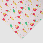 Sweet Summer Fun Rainbow Ice Cream Sprinkles Tissuepapier (Detail)