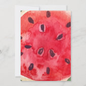 Sweet, Summer Fun, Watermelon Birthday Kaart (Achterkant)