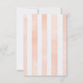 Sweet Summer Garden Wedding Details Behuizing Kaart (Achterkant)