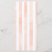 Sweet Summer Garden Wedding Menu (Achterkant)