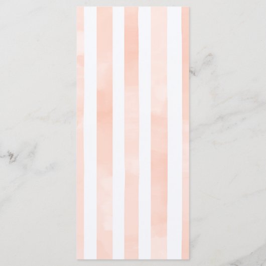 Sweet Summer Garden Wedding Menu (Achterkant)