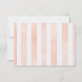 Sweet Summer Garden Wedding RSVP Kaart (Achterkant)