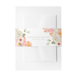 Sweet Summer Garden Wedding Uitnodigingen Wikkel