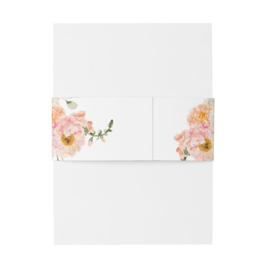 Sweet Summer Garden Wedding Uitnodigingen Wikkel (Achterkant Voorbeeld)