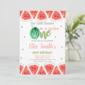 Sweet Summer Girl Party Kaart (Staand voorkant)