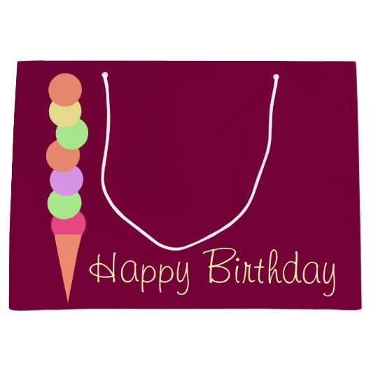 Sweet Summer Ice Cream Groot Cadeauzakje (Voorkant)