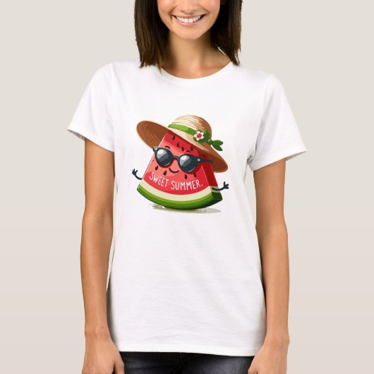 Sweet Summer | Levensmiddelenliefhebber T-shirt (Voorkant)