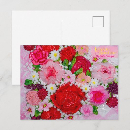 "Sweet Summer Love" Briefkaart (Voorkant / Achterkant)