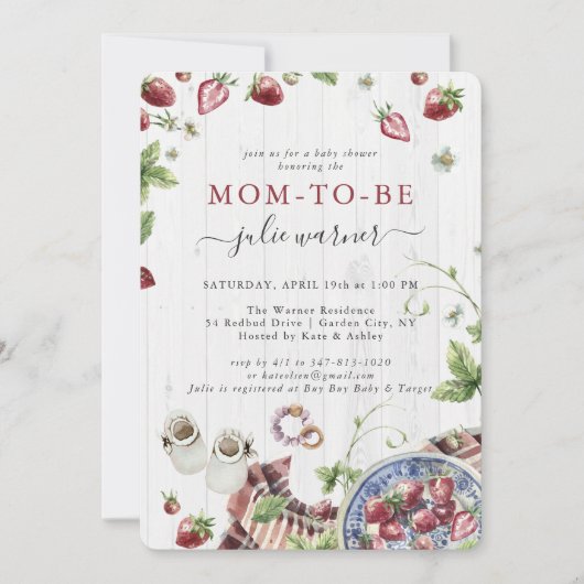 Sweet Summer Picnic | BABY SHOWER (Voorkant)