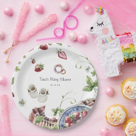 Sweet Summer Picnic | BABY SHOWER Papieren Bordje (Feest)