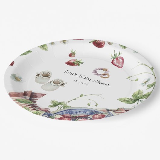 Sweet Summer Picnic | BABY SHOWER Papieren Bordje (Gekanteld)