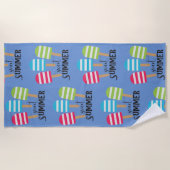 Sweet Summer Popsicles Strandlaken (Voorkant)