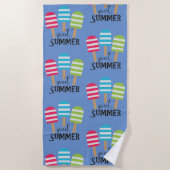 Sweet Summer Popsicles Strandlaken (Voorkant)