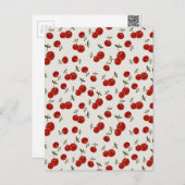 Sweet Summer Red Cherries Garden Briefkaart (Voorkant / Achterkant)