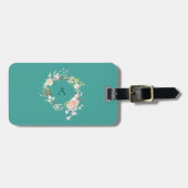 Sweet Summer Roos Garland gepersonaliseerd Bagagelabel (Voorkant horizontaal)