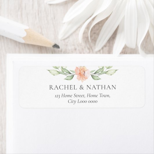 Sweet Summer Rozen adreslabel Etiket (Insitu)