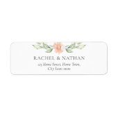 Sweet Summer Rozen adreslabel Etiket (Voorkant)