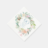 Sweet Summer Rozen Garland 60th / 75th Jubileum Servet (Hoek)