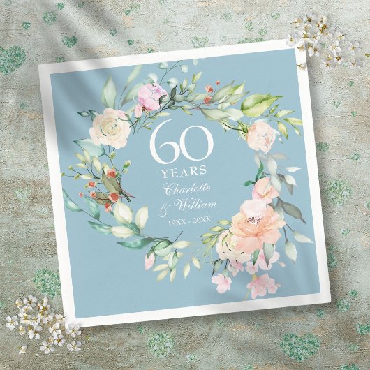 Sweet Summer Rozen Garland 60th / 75th Jubileum Servet