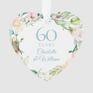 Sweet Summer Rozen Garland 60th Jubileum Ornament