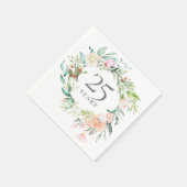 Sweet Summer Rozen Garland Silver Jubileum Servet (Hoek)