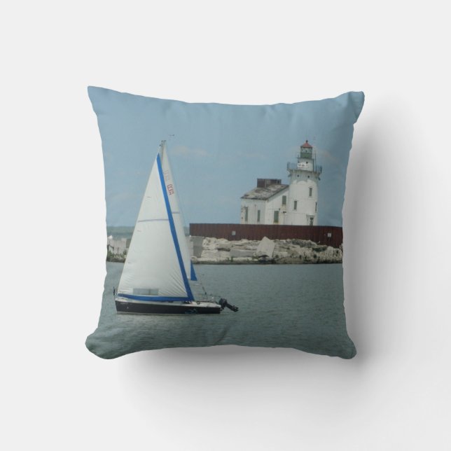Sweet Summer Sail Cleveland OH Pillow Kussen (Voorkant)