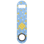 Sweet Summer Sunshine Cute Monogram Speed Flessenopener (Achterkant)