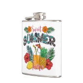 Sweet Summer Time Beach | Tropisch eiland Heupfles (Links)