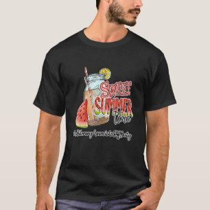 Sweet Summer Time Docent Bibliotheek Associate Off T-shirt