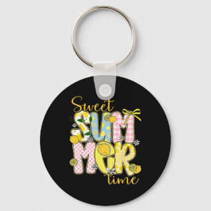 Sweet Summer Time Lemon Coquette Bow Family Vacati Sleutelhanger