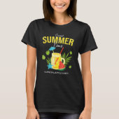 Sweet Summer Time Lemonade Lunch Lady Off Duty Sum T-shirt (Voorkant)