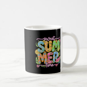 Sweet Summer Time Retro Sweet Summer Time Girl Wom Koffiemok