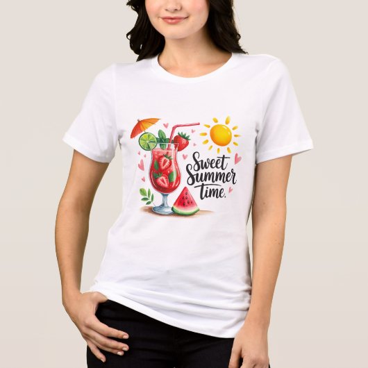Sweet Summer Time T-Shirt - Blissful Warm Weather (Voorkant)