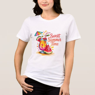 Sweet Summer Time Tee- Blissful Warm Weather  Tri-Blend Shirt