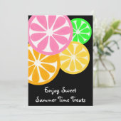 Sweet Summer Time Treparty nodigt uit Kaart (Staand voorkant)