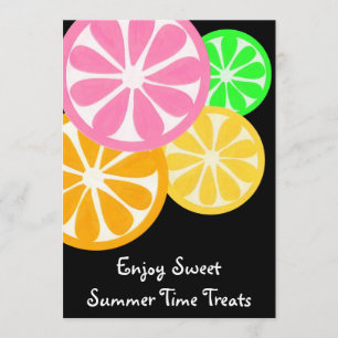 Sweet Summer Time Treparty nodigt uit Kaart