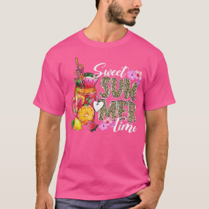 Sweet Summer Time Watermelon Funny Summer Vacation T-shirt