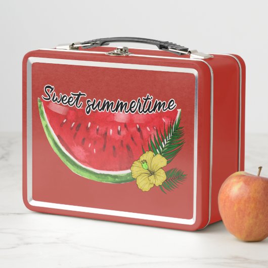 Sweet Summer Time | Waterverf Watermeloen (In situ)