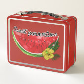 Sweet Summer Time | Waterverf Watermeloen (Achterkant)