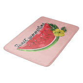 Sweet Summer Time | Waterverf Watermeloen Badmat (Gekanteld)