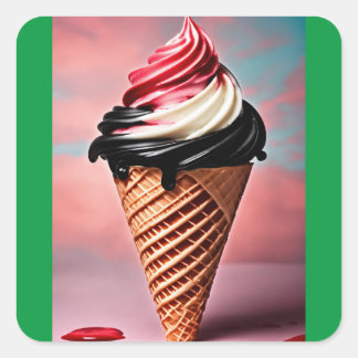 Sweet Summer Vibes: Ice Cream Delight Stickers