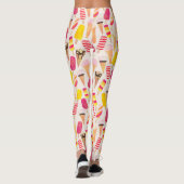 Sweet Summer Waterverf Ice Cream Leggings (Achterkant)