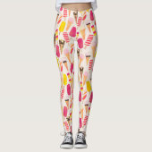 Sweet Summer Waterverf Ice Cream Leggings (Voorkant)