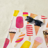 Sweet Summer Waterverf Ice Cream Strandlaken (In situ)