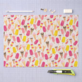 Sweet Summer Waterverf Ice Cream Tissuepapier (Craft)