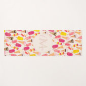 Sweet Summer Waterverf Ice Cream Yogamat (Voorkant (horizontaal))