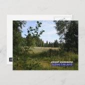Sweet Summers in Suomi Finland Briefkaart (Voorkant / Achterkant)